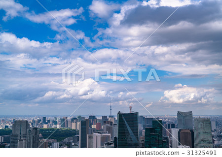 “東京”雨季天空·城市景觀“六月” 31325491