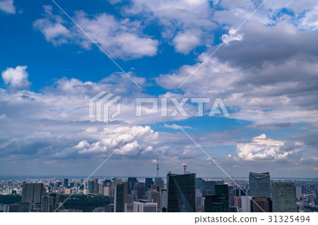 “東京”雨季天空·城市景觀“六月” 31325494
