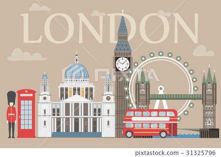London travel info graphic. Vector illustration London travel info graphic. Vector illustration 31325796