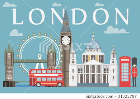 London travel info graphic. Vector illustration London travel info graphic. Vector illustration 31325797