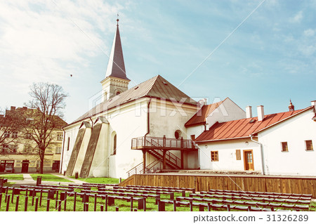 Calvinist church in Kosice, Slovak, beauty filter Calvinist church in Kosice, Slovak, beauty filter 31326289