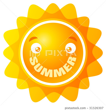 sun with smile. sun with smile. 31326307