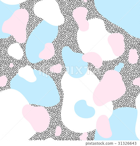 Seamless pattern of blue and pink blots Seamless pattern of blue and pink blots 31326643