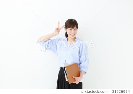 Peace Business Woman Peace Business Woman 31326954