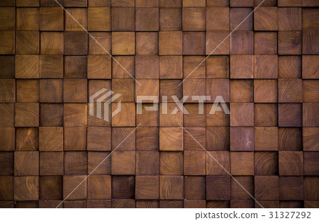 Wall texture with wood cube Wall texture with wood cube 31327292