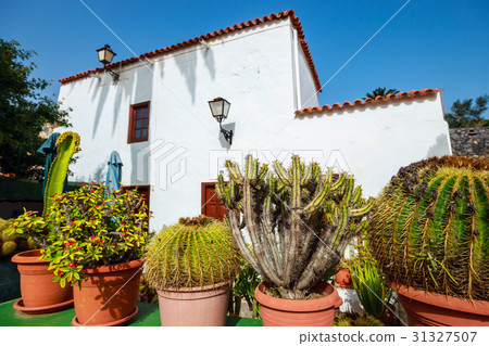 square in Betancuria village on Fuerteventura 31327507