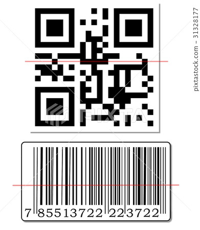 QR Code and barcode 31328177