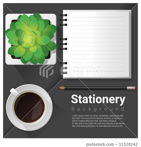 Stationery scene with office equipment background Stationery scene with office equipment background 31328242