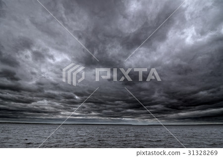 Dark cloudy sky Dark cloudy sky 31328269