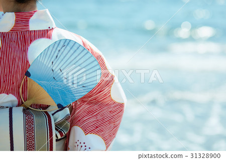 海浴衣的女人 海浴衣的女人 31328900