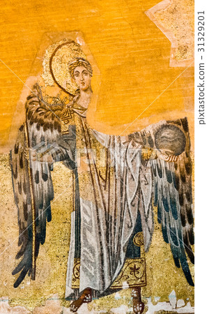 Mosaic of Archangel Gabriel in Hagia Sophia 31329201