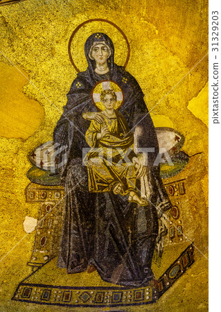 Virgin Mary and the baby Jesus Virgin Mary and the baby Jesus 31329203