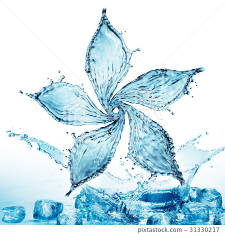 flower made of water splash flower made of water splash 31330217