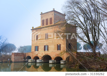 Ancient building from Po river lagoon, Italy 31330262