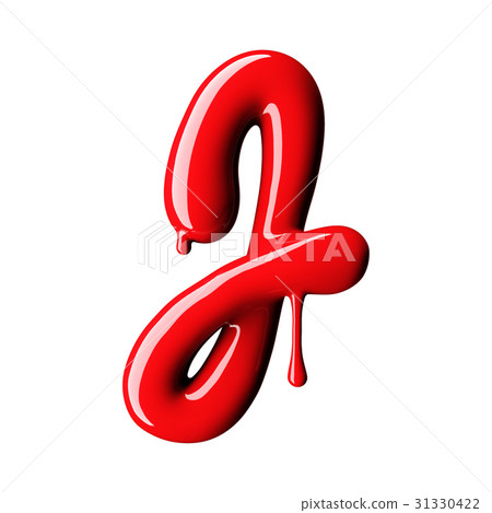 Glossy red letter J uppercase. 3D rendering Glossy red letter J uppercase. 3D rendering 31330422