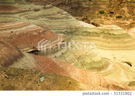 Geological formations in Ischigualasto 31331802