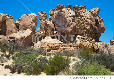 Geological formations in Ischigualasto 31331804