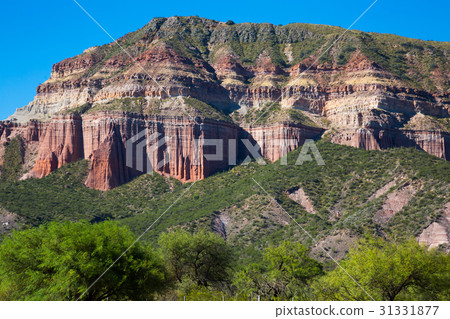 Mountainous landscape in Ischigualasto Provincial Park 31331877