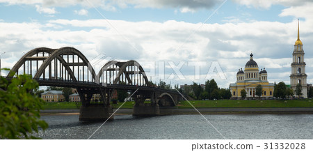 day shot church and bridge rybinsk day shot church and bridge rybinsk 31332028