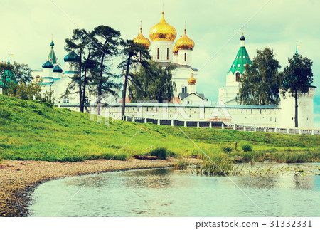 Male Ipatievsky Monastery at cloudy day in Kostroma, Russia 31332331