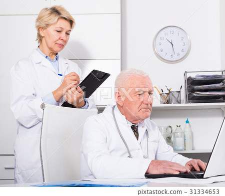 Male doctor and nurse Male doctor and nurse 31334653