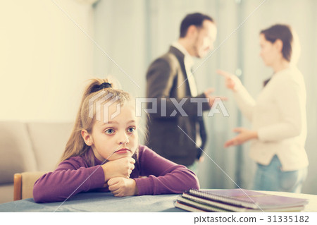 Ordinary woman and man arguing with each other 31335182