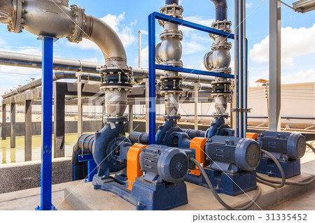 Wastewater treatment plant. A new pumping station. 31335452