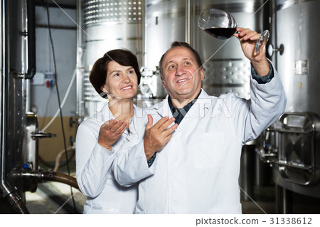 Two experts in winery Two experts in winery 31338612