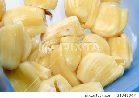 Piece of sweet yellow Jackfruit,Tropical fruit. 31341047