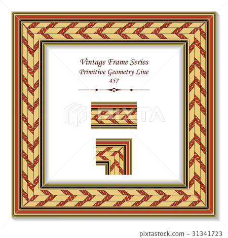 Vintage 3D frame of Primitive Geometry Line Vintage 3D frame of Primitive Geometry Line 31341723