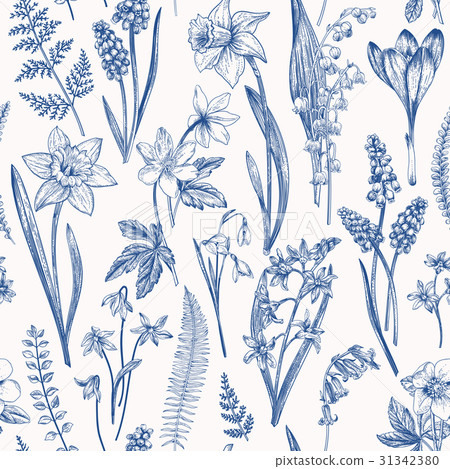 Seamless floral pattern. 31342380