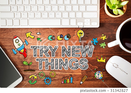 Try New Things concept with workstation 31342827