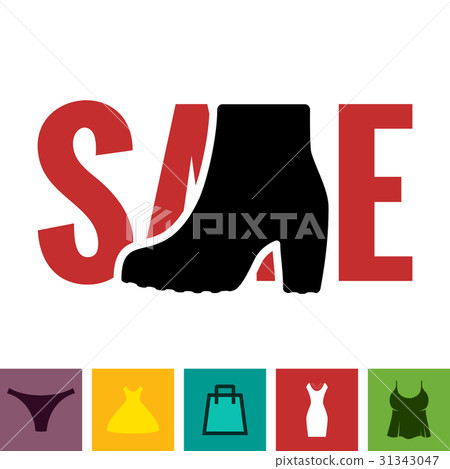 Footwear Sale Icon 31343047