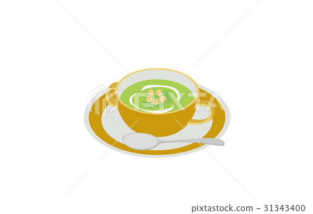 Today's rice green soup Today's rice green soup 31343400