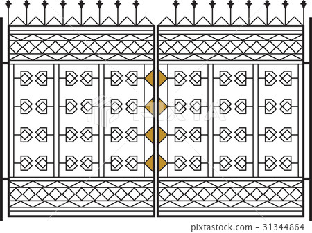 Wrought Iron Gate, Railing Design 31344864