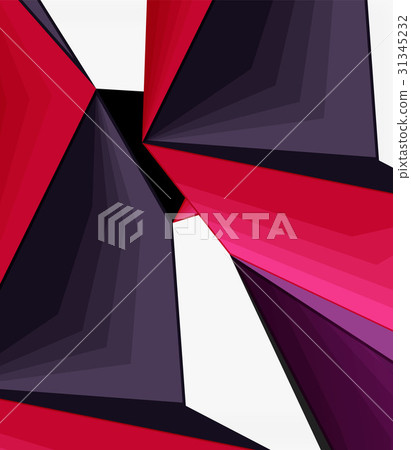 Low poly geometric 3d shape background Low poly geometric 3d shape background 31345232