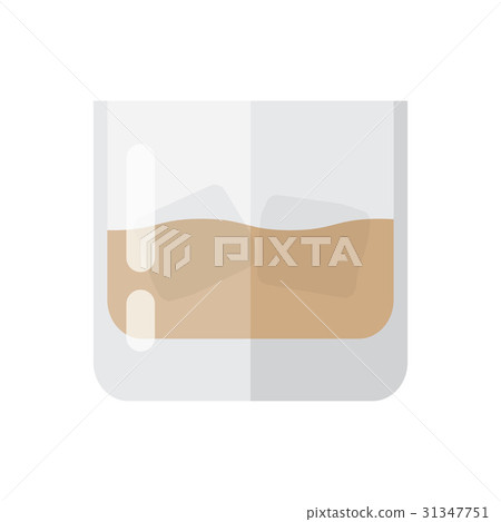 Colorful whiskey icon. Colorful whiskey icon. 31347751