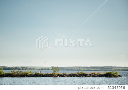 Panorama sunset, landscape in summer Panorama sunset, landscape in summer 31348956