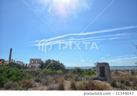 The ruins of old tuna fishery in Sicily The ruins of old tuna fishery in Sicily 31349047