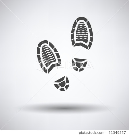 Man footprint icon Man footprint icon 31349257