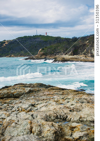 Beachfront at North Point, Moreton Island. Beachfront at North Point, Moreton Island. 31350396
