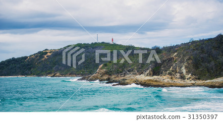 Beachfront at North Point, Moreton Island. Beachfront at North Point, Moreton Island. 31350397