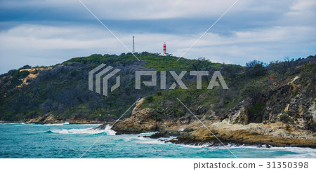 Beachfront at North Point, Moreton Island. 31350398