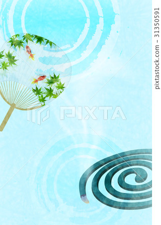 Goldfish Background In The Summer Heat Storm Stock Illustration 31350591 Pixta pixta