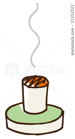 Illustration of moxibustion 31352521