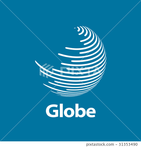 插图素材 vector logo globe