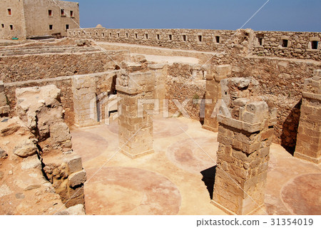 wall and ruins in Firka fortress 31354019