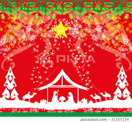 Birth of Jesus in Bethlehem card 31355154