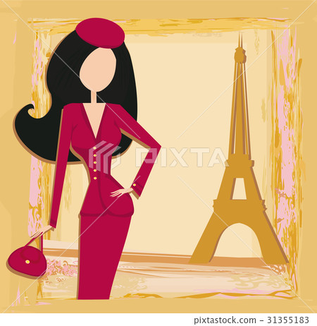 women Shopping in Paris card women Shopping in Paris card 31355183