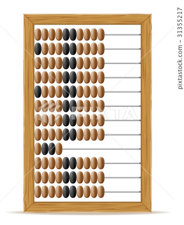 abacus old retro vintage icon stock vector  31355217